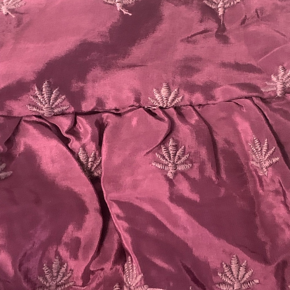 Intimately By Free People Plum Purple Jenna Boho Embroidered Top NWT Size Medium - Picture 9 of 10
